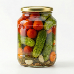 Мариноване асорті «Томат + огірок», 1 л