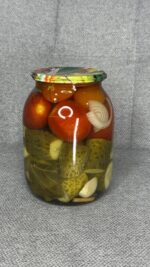 Мариноване асорті «Томат + огірок», 1 л