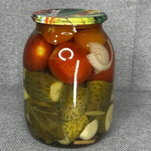 Мариноване асорті «Томат + огірок», 1 л